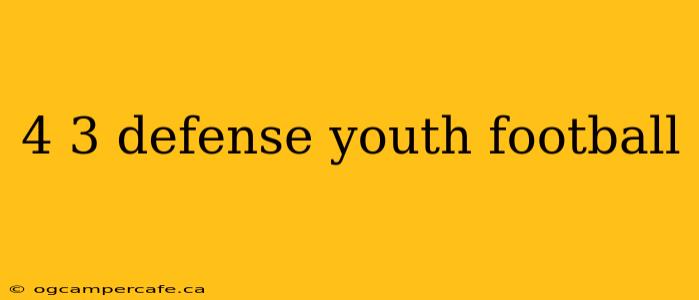 4 3 defense youth football