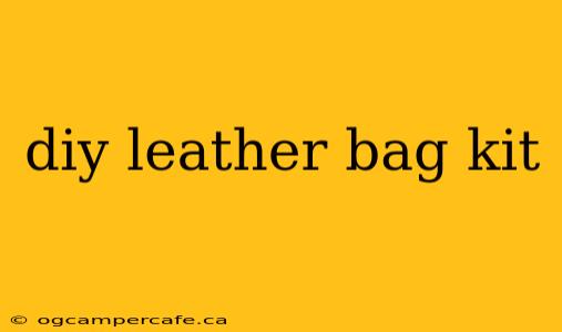 diy leather bag kit