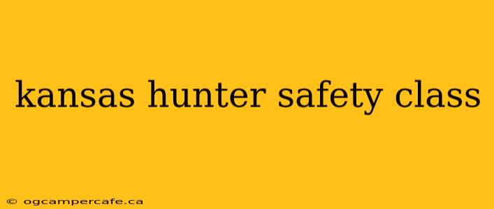 kansas hunter safety class