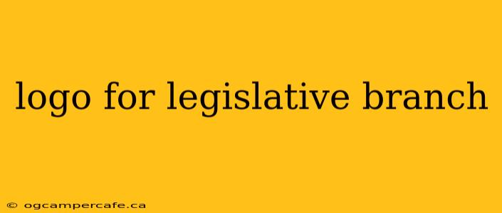 logo for legislative branch