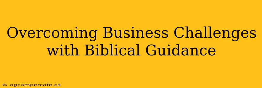 Overcoming Business Challenges with Biblical Guidance