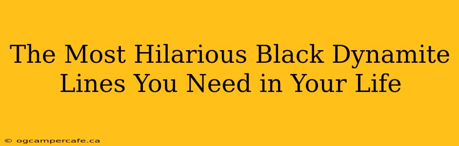 The Most Hilarious Black Dynamite Lines You Need in Your Life