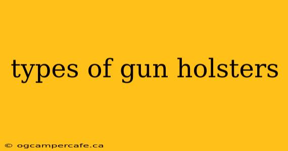 types of gun holsters